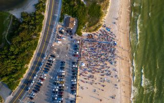 Rockin Recovery Old Silver Beach aerial